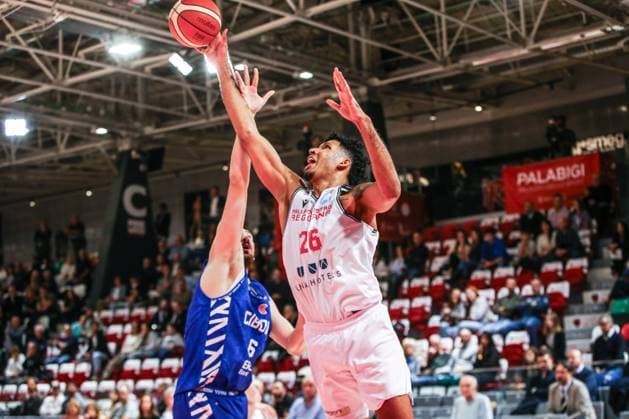BASKET - Basket FIBA Europe Cup - UNA Hotels Reggio Emilia vs KK Cibona Jaime Echenique (Unahotels Reggio Emilia) during UNA Hotels Reggio Emilia vs KK Cibona, Basketball FIBA Europe Cup match in Reggio Emilia, Italy, October 29 2025 Reggio Emilia Italy  Copyright: xIPAxSport ABACAx