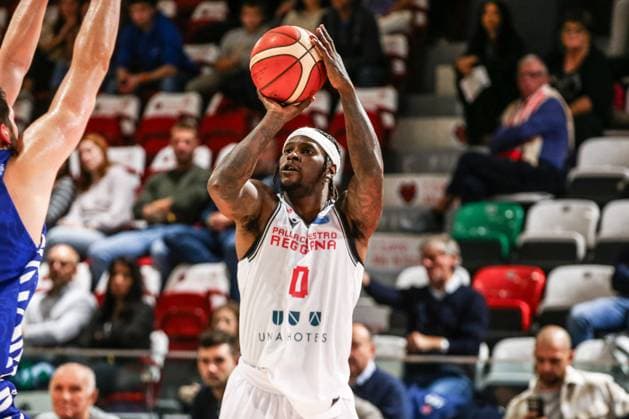 BASKET - Basket FIBA Europe Cup - UNA Hotels Reggio Emilia vs KK Cibona Jaylen Barford (Unahotels Reggio Emilia) during UNA Hotels Reggio Emilia vs KK Cibona, Basketball FIBA Europe Cup match in Reggio Emilia, Italy, October 29 2025 Reggio Emilia Italy  Copyright: xIPAxSport ABACAx