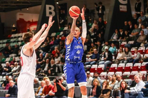 BASKET - Basket FIBA Europe Cup - UNA Hotels Reggio Emilia vs KK Cibona Kamaka Hepa (KK Cibona) during UNA Hotels Reggio Emilia vs KK Cibona, Basketball FIBA Europe Cup match in Reggio Emilia, Italy, October 29 2025 Reggio Emilia Italy  Copyright: xIPAxSport ABACAx