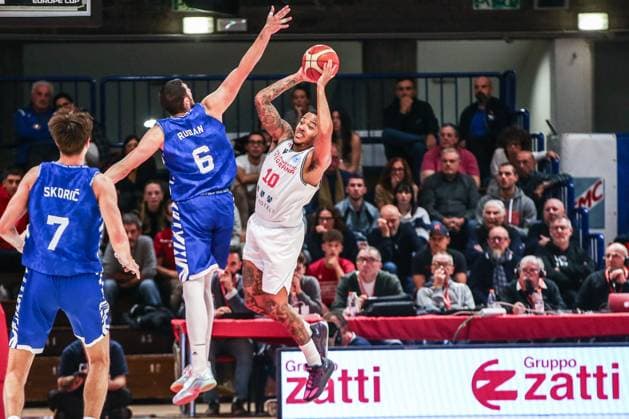 BASKET - Basket FIBA Europe Cup - UNA Hotels Reggio Emilia vs KK Cibona Troy Caupain (Unahotels Reggio Emilia) during UNA Hotels Reggio Emilia vs KK Cibona, Basketball FIBA Europe Cup match in Reggio Emilia, Italy, October 29 2025 Reggio Emilia Italy  Copyright: xIPAxSport ABACAx