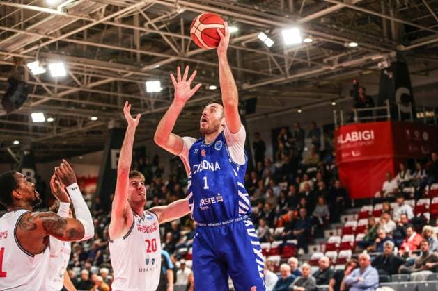 BASKET - Basket FIBA Europe Cup - UNA Hotels Reggio Emilia vs KK Cibona MarKus Loncar (KK Cibona) during UNA Hotels Reggio Emilia vs KK Cibona, Basketball FIBA Europe Cup match in Reggio Emilia, Italy, October 29 2025 Reggio Emilia Italy  Copyright: xIPAxSport ABACAx