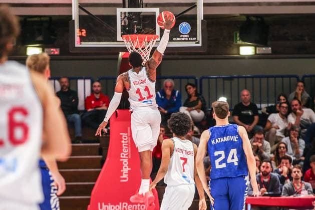 BASKET - Basket FIBA Europe Cup - UNA Hotels Reggio Emilia vs KK Cibona Bryson Williams (Unahotels Reggio Emilia) during UNA Hotels Reggio Emilia vs KK Cibona, Basketball FIBA Europe Cup match in Reggio Emilia, Italy, October 29 2025 Reggio Emilia Italy  Copyright: xIPAxSport ABACAx