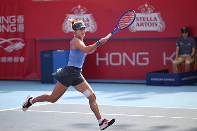 Anna Kalinskaya In WTA250 Russian tennis player Anna Kalinskaya during a match at the Hong Kong Tennis Open on October 30, 2025 in Hong Kong. (Photo by Kobe Li Nexpher Images) Hong Kong