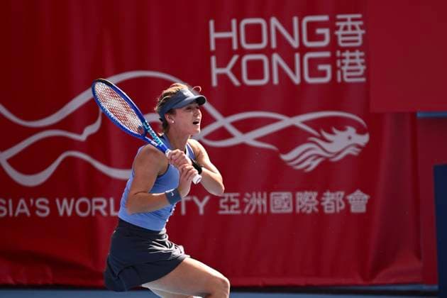 Anna Kalinskaya In WTA250 Russian tennis player Anna Kalinskaya during a match at the Hong Kong Tennis Open on October 30, 2025 in Hong Kong. (Photo by Kobe Li Nexpher Images) Hong Kong