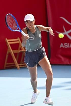 Shuai Zhang In WTA250 Chinese tennis player Shuai Zhang during a match at the Hong Kong Tennis Open on October 30, 2025 in Hong Kong. (Photo by Kobe Li Nexpher Images) Hong Kong
