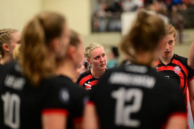 Volleyball I Frauen I Saison 2025-2026 I Bundesliga I 4. Spieltag I ETV Hamburger Volksbank Volleys - Ladies in Black Aachen I 29.10.2025 Luise Klein (9, ETV Hamburger Volksbank Volleys) Hamburg ETV Sporthalle Hoheluft Hamburg Deutschland Copyright: xLobeca FelixxSchlikisx