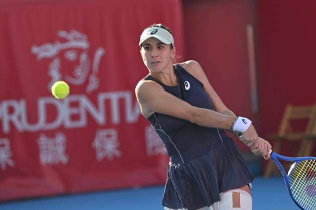 Belinda Bencic In WTA250 Swiss tennis player Belinda Bencic during a match at the Hong Kong Tennis Open on October 30, 2025 in Hong Kong. (Photo by Kobe Li Nexpher Images) Hong Kong