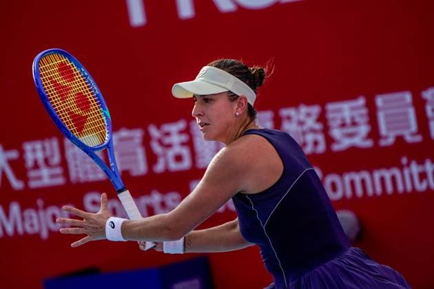 Hong Kong Tennis Open - Day 6 Swiss tennis player Belinda Bencic during a match at the Hong Kong Tennis Open on October 30, 2025 in Hong Kong. (Photo by Vernon Yuen Nexpher Images) Hong Kong