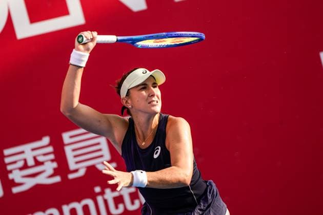 Hong Kong Tennis Open - Day 6 Swiss tennis player Belinda Bencic during a match at the Hong Kong Tennis Open on October 30, 2025 in Hong Kong. (Photo by Vernon Yuen Nexpher Images) Hong Kong