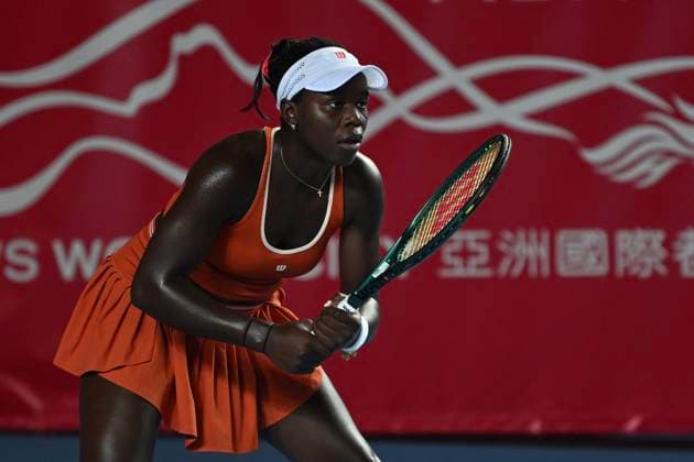 Hong Kong Tennis Open - Day 6 Canadian tennis player Victoria Mboko during a match at the Hong Kong Tennis Open on October 30, 2025 in Hong Kong. (Photo by Kobe Li Nexpher Images) Hong Kong