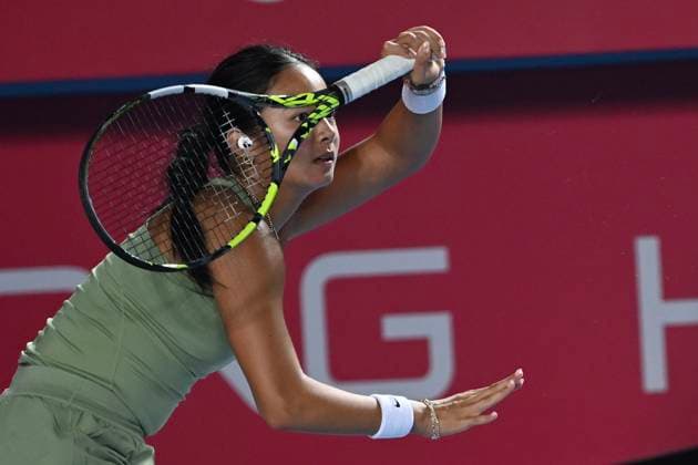 Hong Kong Tennis Open - Day 6 Filipino tennis player Alexandra Eala during a match at the Hong Kong Tennis Open on October 30, 2025 in Hong Kong. (Photo by Kobe Li Nexpher Images) Hong Kong