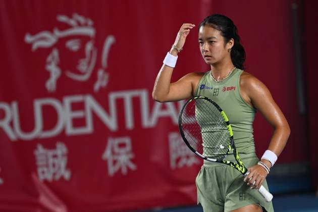 Hong Kong Tennis Open - Day 6 Filipino tennis player Alexandra Eala during a match at the Hong Kong Tennis Open on October 30, 2025 in Hong Kong. (Photo by Kobe Li Nexpher Images) Hong Kong