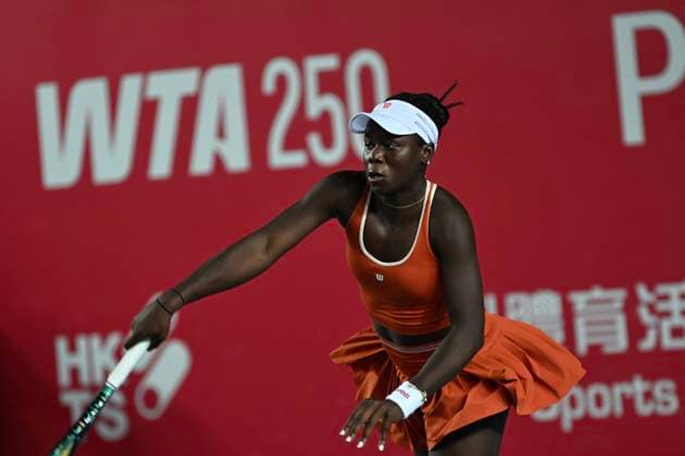 Hong Kong Tennis Open - Day 6 Canadian tennis player Victoria Mboko during a match at the Hong Kong Tennis Open on October 30, 2025 in Hong Kong. (Photo by Kobe Li Nexpher Images) Hong Kong