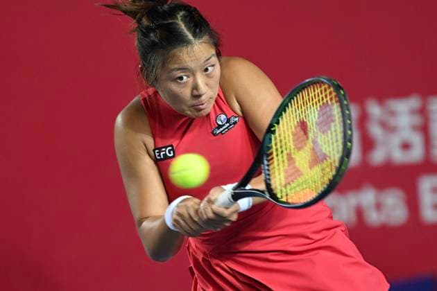 Eudice Chong In WTA250 Hong Kong tennis player Eudice Chong during a match at the Hong Kong Tennis Open on October 30, 2025 in Hong Kong. (Photo by Kobe Li Nexpher Images) Hong Kong