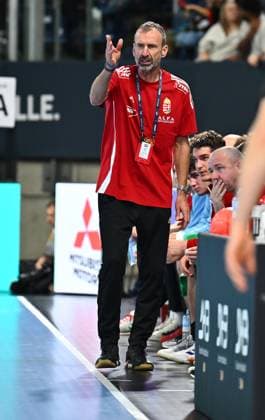 30.10.2025 - Handball - Länderspiel : U20 U21, U 21 Deutschland gg Ungarn - - xwoxzix - Laszlo Sotonyi ( Trainer Ungarn )