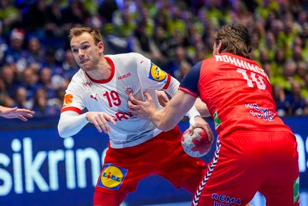Mens Handball Golden League in Trondheim Spektrum Trondheim 20251030 Norways mens national handball team meets Denmark in the Golden League in Trondheim Spektrum Photo Ole Martin Wold NTB Trondheim Norway EDITORIAL USE ONLY RESTRICTED USE FOR BETTING COMPANIES  Copyright: xOlexMartinxWoldx xNTBx