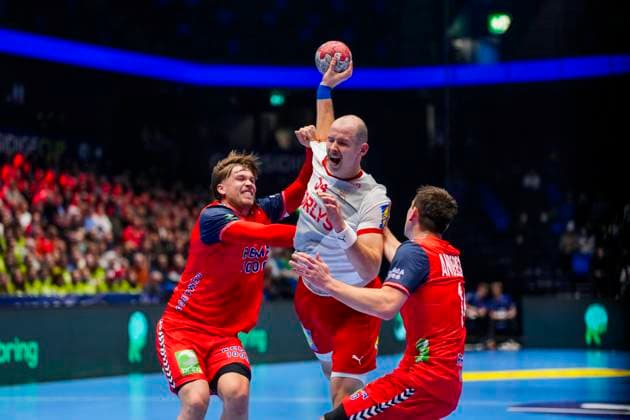 Mens Handball Golden League in Trondheim Spektrum Trondheim 20251030 Norways mens national handball team meets Denmark in the Golden League in Trondheim Spektrum Photo Ole Martin Wold NTB Trondheim Norway EDITORIAL USE ONLY RESTRICTED USE FOR BETTING COMPANIES  Copyright: xOlexMartinxWoldx xNTBx
