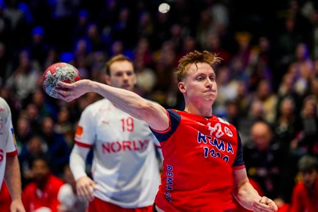 Mens Handball Golden League in Trondheim Spektrum Trondheim 20251030 Norways mens national handball team meets Denmark in the Golden League in Trondheim Spektrum Photo Ole Martin Wold NTB Trondheim Norway EDITORIAL USE ONLY RESTRICTED USE FOR BETTING COMPANIES  Copyright: xOlexMartinxWoldx xNTBx