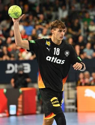 30.10.2025 - Handball - Länderspiel : Deutschland gg Island - - xwoxzix - Julian Köster (18, Deutschland )