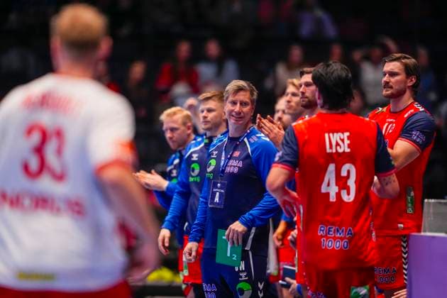 Mens Handball Golden League in Trondheim Spektrum Trondheim 20251030 Norways mens national handball team meets Denmark in the Golden League in Trondheim Spektrum Photo Ole Martin Wold NTB Trondheim Norway EDITORIAL USE ONLY RESTRICTED USE FOR BETTING COMPANIES  Copyright: xOlexMartinxWoldx xNTBx