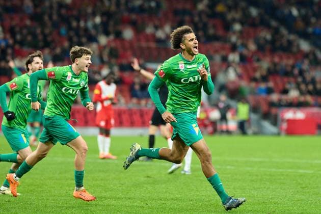 Salzburg, Österreich 30. Oktober 2025: ÖFB-Cup - 2025 2026 - RB Salzburg vs. WSG Tirol Im Bild: Jamie Lawrence (WSG) jubelt nach seinem Tor zum 0:1, Red Bull Arena
