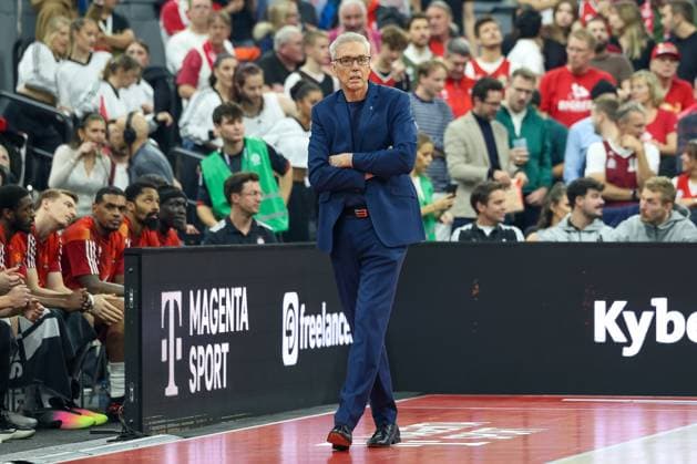 Gordon Herbert (FC Bayern Basketball, Cheftrainer), GER, FC Bayern Basketball vs. Virtus Bologna, Basketball, Euroleague, 8. Spieltag, Saison 2025 2026, 30.10.2025, GER, FC Bayern Basketball vs. Virtus Bologna, Basketball, Euroleague, 8. Spieltag, Saison 2025 2026, 30.10.2025 Muenchen Copyright: xEibner-Pressefoto JennixMaulx EP_JML