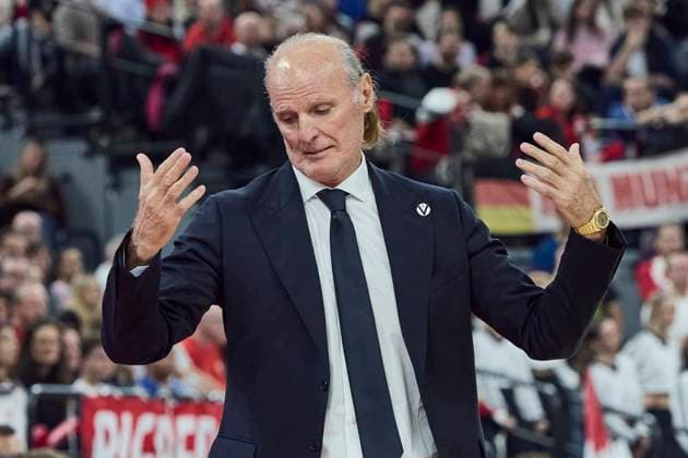 Turkish Airlines EuroLeague Basketball, FC Bayern Munich Basketball vs Virtus Bologna, München FC Bayern Basketball, Munich FC Bayern Basketball, Bologna Virtus, 2025-10-30 in München (SAP Garden) IVANOVIC Dusko (Virtus Bologna Headcoach VIRHC) sportworld München SAP Garden Bayern Deutschland