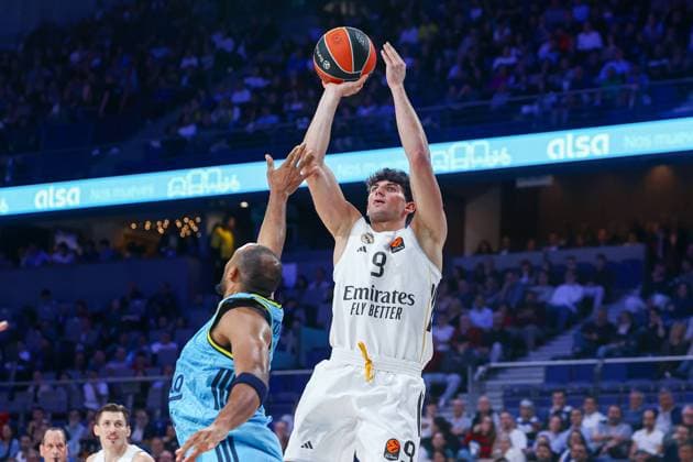 30th October 2025; Movistar Arena; Madrid, Spain; Turkish Airlines Euroleague Basketball; Spain, Real Madrid vs Fenerbahce Beko Istanbul; Gabriele Procida (Real Madrid) Euroleague Basketball Real Madrid vs Fenerbahce 900 Cordon Press  900 CordonxPress LOF - Euroleague Basketball Real Madrid vs Fenerbahce