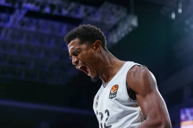 30th October 2025; Movistar Arena; Madrid, Spain; Turkish Airlines Euroleague Basketball; Spain, Real Madrid vs Fenerbahce Beko Istanbul; Theo Maledon (Real Madrid) Euroleague Basketball Real Madrid vs Fenerbahce 900 Cordon Press  900 CordonxPress LOF - Euroleague Basketball Real Madrid vs Fenerbahce