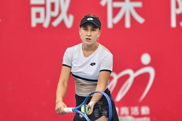 Kamilla Rakhimova In WTA250 Russia tennis player Kamilla Rakhimova during a match at the Hong Kong Tennis Open on October 31, 2025 in Hong Kong. (Photo by Kobe Li Nexpher Images) Hong Kong