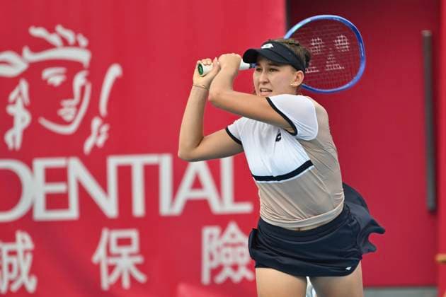 Kamilla Rakhimova In WTA250 Russia tennis player Kamilla Rakhimova during a match at the Hong Kong Tennis Open on October 31, 2025 in Hong Kong. (Photo by Kobe Li Nexpher Images) Hong Kong