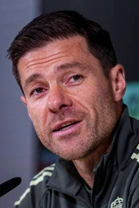 Real Madrid press conference, PK, Pressekonferenz Xabi Alonso, head coach of Real Madrid, speaks during the Press Conference ahead of their LaLiga EA Sports match against Valencia CF at Ciudad Real Madrid on October 31, 2025 in Madrid, Spain. Valdebebas Ciudad Real Madrid Madrid Spain Copyright: xAlbertoxGardinx AGardin_20251031_Foot_Liga_ReaMad_PC_0071