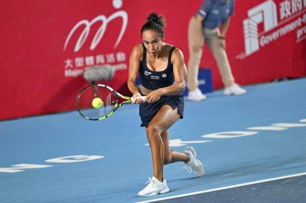 Leylah Fernandez In WTA250 Canadian tennis player Leylah Fernandez during a match at the Hong Kong Tennis Open on October 31, 2025 in Hong Kong. (Photo by Kobe Li Nexpher Images) Hong Kong