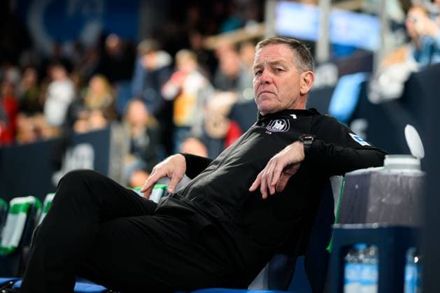 Nuernberg: Handball - Laenderspiel - Deutschland - Island Trainer Alfred Gislason (Deutschland) Nuernberg PSD Bank Arena Bayern Deutschland