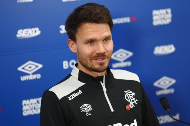 Rangers head coach Danny Röhl during a press conference, PK, Pressekonferenz ahead of Sunday s Premier Sports Cup semi final against Celtic. Rangers Press Conference - The Rangers Training Centre, Glasgow, Lanarkshire, Scotland, UK - 31 Oct 2025Glasgow The Rangers Training Centre Lanarkshire United Kingdom  Copyright: xO Rourke RangersxFC Shutterstockx 15642749a