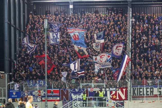 31.10.2025, 2. Bundesliga, 11. Spieltag, Preußen Münster - Holstein Kiel, Fans von Holstein Kiel Münster Preußen Stadion NRW Deutschland xRHR-FOTO DEx Copyright: RHR-FOTOx RHR-FOTO DE