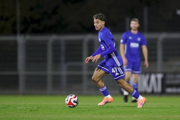 31.10.2025, xjcx, Herren, Fussball, Saison 2025 2026, Regionalliga Bayern, 16. Spieltag: SV Viktoria Aschaffenburg - TSV Buchbach Othmane Elidrissi Errahhali ( 47, SV Viktoria Aschaffenburg) Aschaffenburg Stadion am Schoenbusch Bayern Deutschland