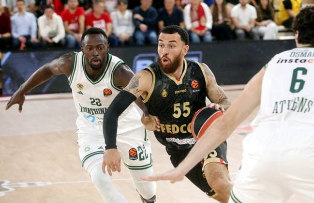Monaco vs Panathinaikos Basket PHOTOPQR NICE MATIN Cyril Dodergny ; Monaco ; 31 10 2025 ; Monaco le 31 10 2025 - Salle Gaston Medecin - EuroLeague de Basket - L AS Monaco recevait le Panathinaikos OCT 31ST 2025 BASKET EuroLeague AS Monaco - Panathinaikos Monaco France  Copyright: xPHOTOPQR NICExMATIN MAXPPPxCyrilxDodergnyx 20251031NIM7153 20251031NIM7153