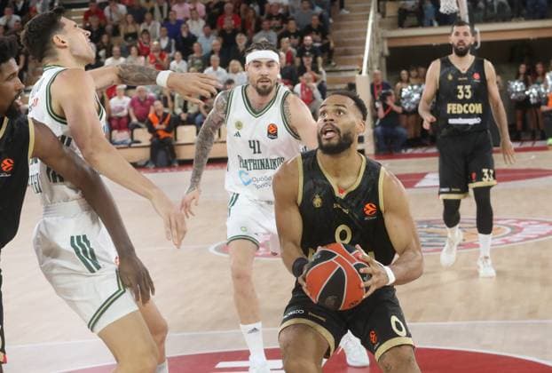 Monaco vs Panathinaikos Basket PHOTOPQR NICE MATIN Cyril Dodergny ; Monaco ; 31 10 2025 ; Monaco le 31 10 2025 - Salle Gaston Medecin - EuroLeague de Basket - L AS Monaco recevait le Panathinaikos OCT 31ST 2025 BASKET EuroLeague AS Monaco - Panathinaikos Monaco France  Copyright: xPHOTOPQR NICExMATIN MAXPPPxCyrilxDodergnyx 20251031NIM7163 20251031NIM7163