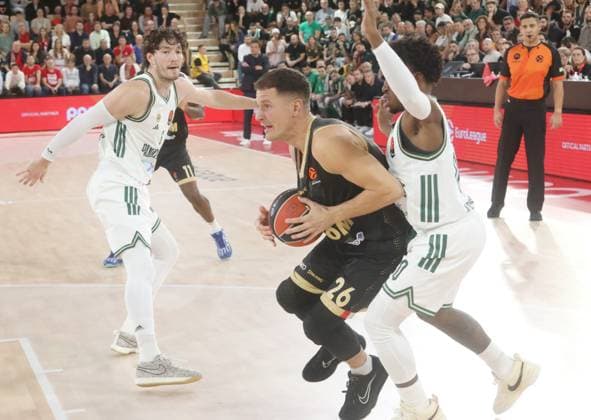 Monaco vs Panathinaikos Basket PHOTOPQR NICE MATIN Cyril Dodergny ; Monaco ; 31 10 2025 ; Monaco le 31 10 2025 - Salle Gaston Medecin - EuroLeague de Basket - L AS Monaco recevait le Panathinaikos OCT 31ST 2025 BASKET EuroLeague AS Monaco - Panathinaikos Monaco France  Copyright: xPHOTOPQR NICExMATIN MAXPPPxCyrilxDodergnyx 20251031NIM7166 20251031NIM7166