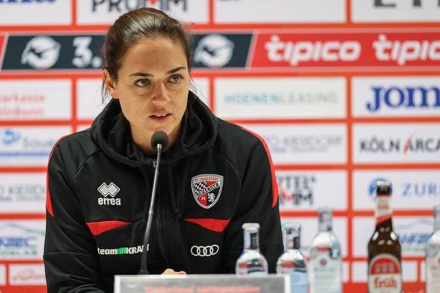 3. Liga; FC Viktoria Köln - FC Ingolstadt 04; Pressekonferenz Interview Cheftrainerin Sabrina Wittmann (FCI) 3. Liga - FC Ingolstadt 04 Saison 2025 2026 FC Viktoria Köln
