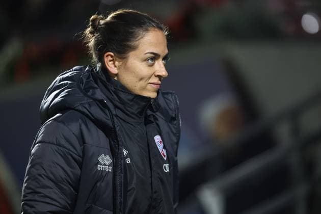 3. Liga; FC Viktoria Köln - FC Ingolstadt 04; vor dem Spiel Cheftrainerin Sabrina Wittmann (FCI) 3. Liga - FC Ingolstadt 04 Saison 2025 2026 FC Viktoria Köln