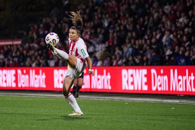 COLOGNE, GERMANY - 31 OCTOBER, 2025: Martyna Wiankowska - The match of Women Bundesliga 1.FC Koeln vs 1. FC Nuernberg at Franz Kremer Stadium  Copyright: xVITALIIxKLIUIEVx