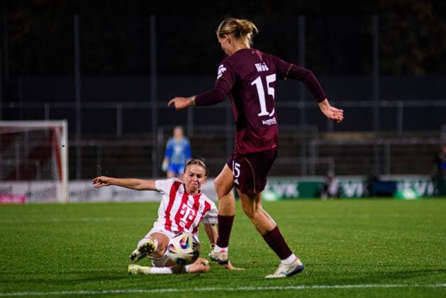 COLOGNE, GERMANY - 31 OCTOBER, 2025: The match of Women Bundesliga 1.FC Koeln vs 1. FC Nuernberg at Franz Kremer Stadium  Copyright: xVITALIIxKLIUIEVx