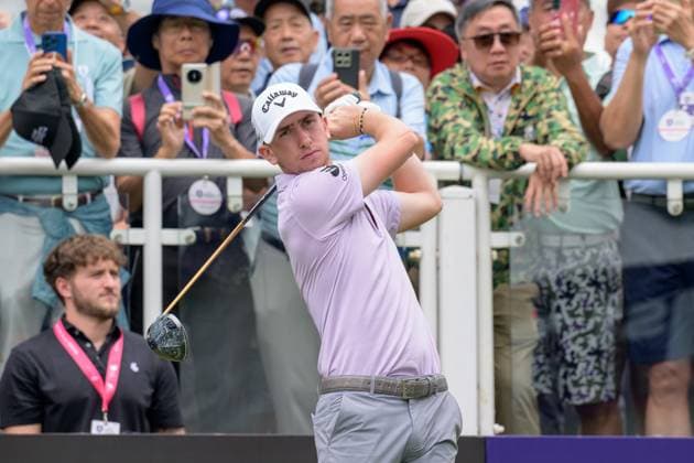 November 1, 2025, Hong Kong, Hong Kong, China: Hong Kong Open Golf Round 3, Round 3, Hong Kong Golf Club Fanling, Hong Kong, China. Northern Ireland s Tom McKIBBIN shot a course record 60 to take the first-round lead at the Hong Kong Open. Still in the lead in the 3rd round, McKIBBIN is setting the pace with -20 going into the Final round. Hong Kong China - ZUMAr144 20251101_zap_r144_003 Copyright: xJaynexRussellx