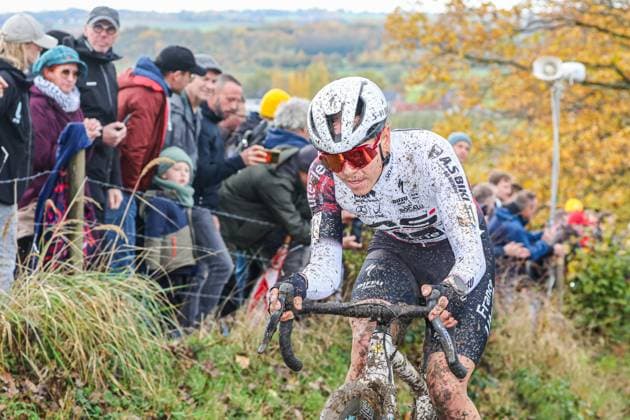 X²O Badkamers Trofee Koppenbergcross OUDENAARDE, BELGIUM - NOVEMBER 01 : Gery Celia (FRA) of As Bike Racing in action during the X²O Badkamers Trofee Koppenbergcross pictured on November 01, 2025 in Oudenaarde, Belgium, 01 11 2025 Oudenaarde Belgium  Copyright: xGbax