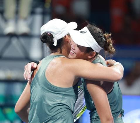 CHENNAI OPEN WTA, Tennis Damen 250 Chennai Open WTA 250 : Semi Finals Singles L Tararudee (THA) Vs TJen (INA) TJen won by 6-7,6-7 and entered finals TJen in action Chennai SDAT Stadium, Nungambakkam. India Copyright: xSukumarxSukumarx