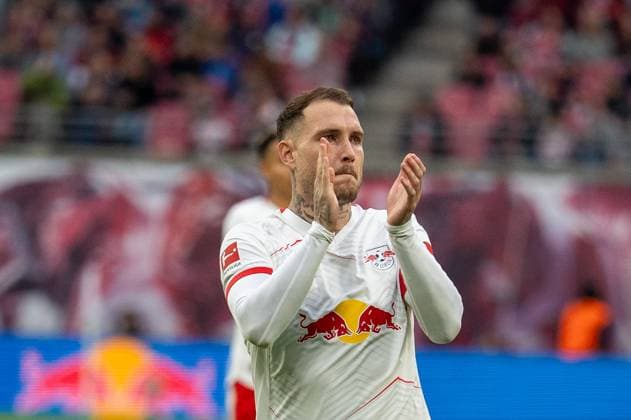 Deutschland, Fussball, 1. Bundesliga, 9. Spieltag, 2025 2026, RB Leipzig - VfB Stuttgart am 01.11. in Leipzig (Red Bull Arena): David Raum (RB Leipzig 22) Copyright: xSvenxHeidmannx