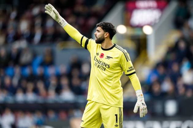 Burnley v Arsenal Premier League Arsenal goalkeeper David Raya during the Premier League match at Turf Moor, Burnley UK Newspapers OUT Copyright: xMaxxTomlinsonx FIL-22434-0042
