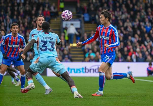 Crystal Palace v Brentford Premier League Daichi Kamada of Crystal Palace in possession during the Premier League match at Selhurst Park, London UK Newspapers OUT Copyright: xMalcolmxFellx FIL-22447-0027